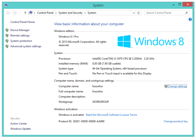 Windows 8 pro key